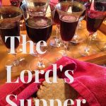 What happened to the “supper” part of the Lord’s Supper?