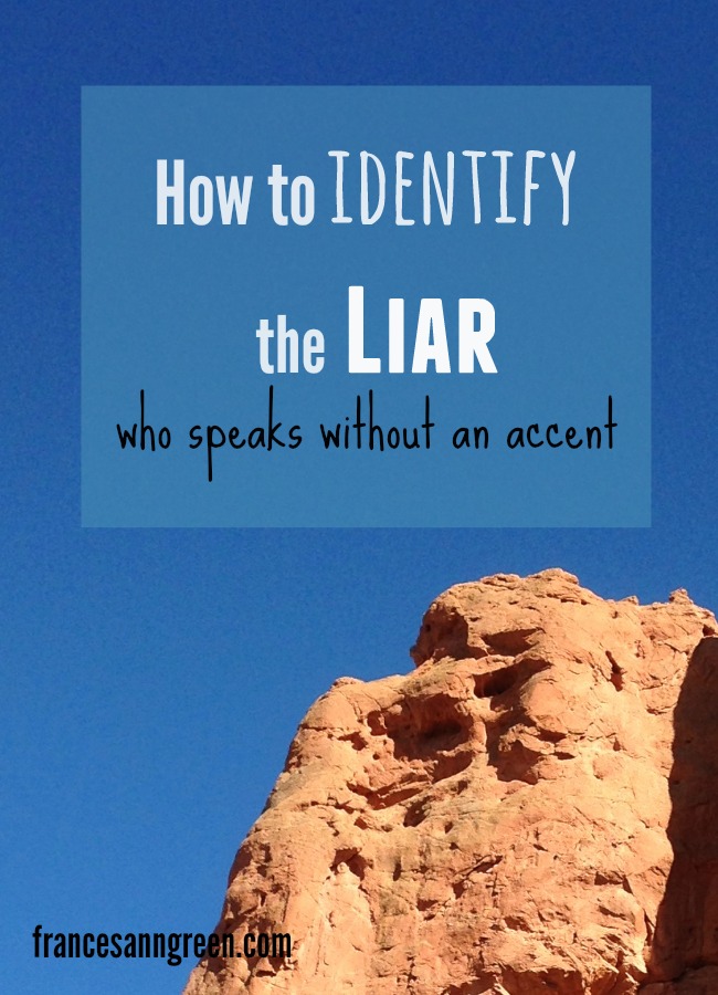 How to identify the liar who speaks without an accent – John 8