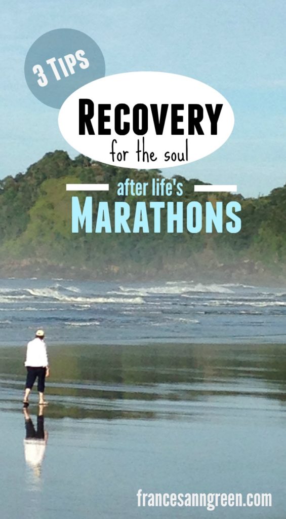 Recovery for the soul after life's marathons - Have you run an intense season in life without giving your soul time to recover? Here are 3 Tips to create space for God to restore the soul.